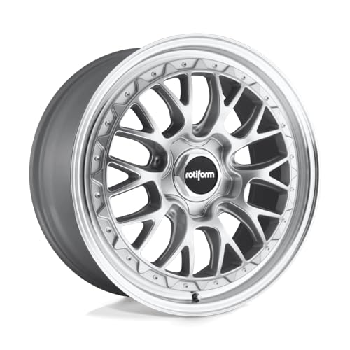 R155 Rotiform 18X9.5 5X100 GL-SLVR-MACH 25MM - R155189579+25