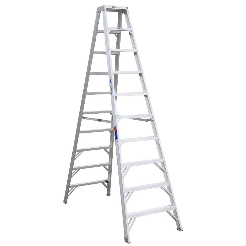 Twin Werner Step Ladder, Aluminum (T310)