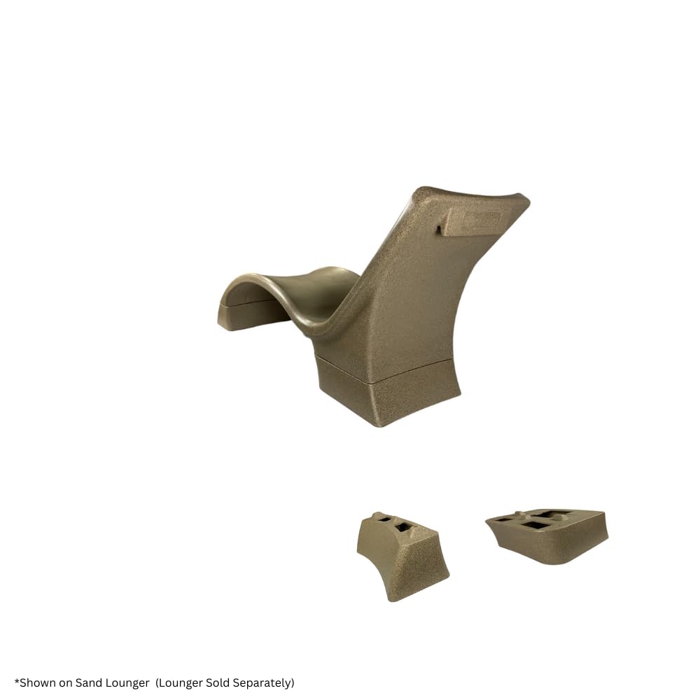Global Pool Products Deep Water Kit Lounger - Chaise Lounge Chairs Extension - in Pool Elevated Lounger Kit - Sand GPP-LF-DW-S