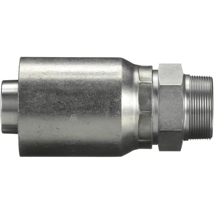 GlobalSpiral Series Gates MAX Pressure Couplings, Male Pipe NPTF, 30 Degree Cone Seat, 1-1/2" ID, 24GSM-24MP
