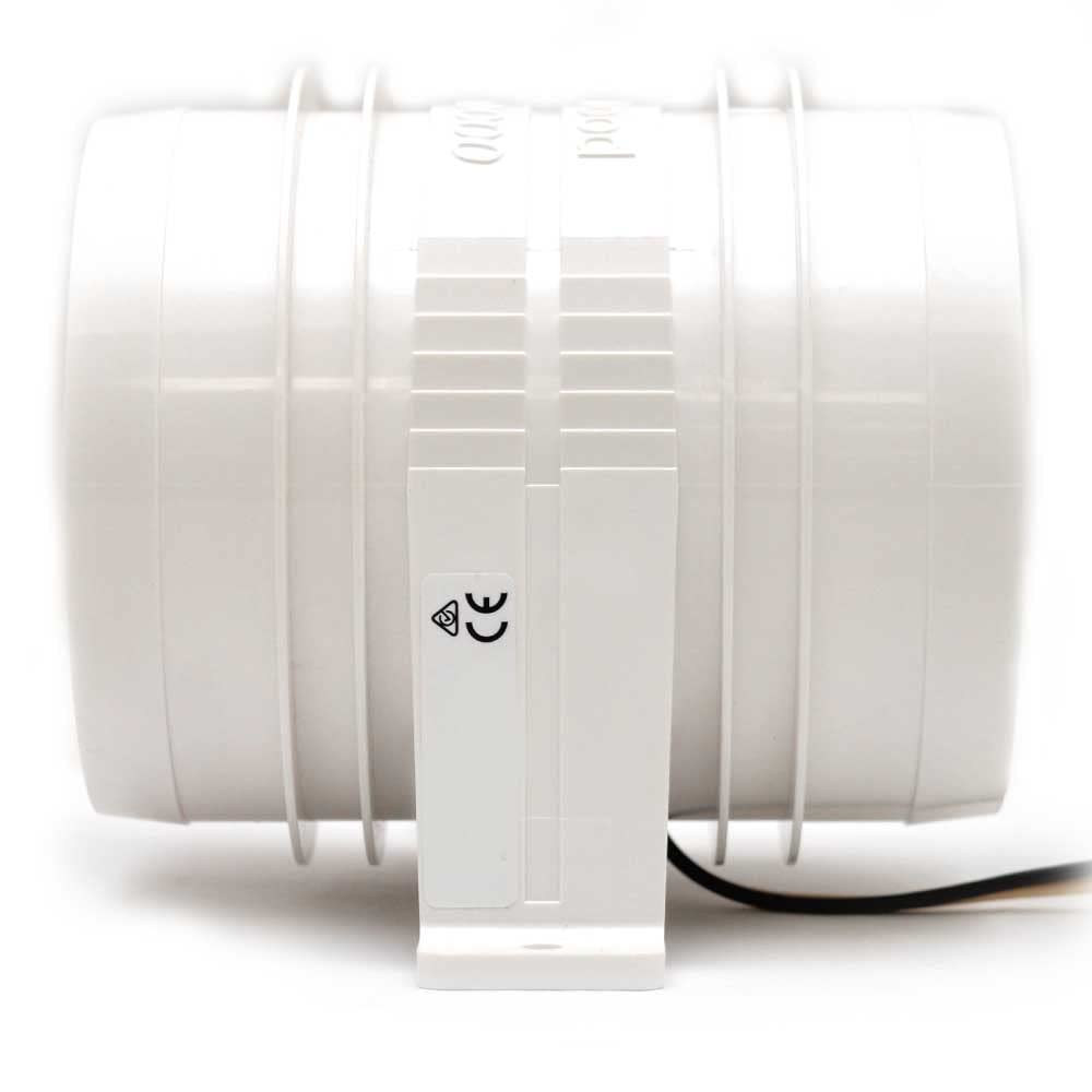 Turbo 4000 Series II Attwood Water-Resistant, In-Line Blower - 12V - White