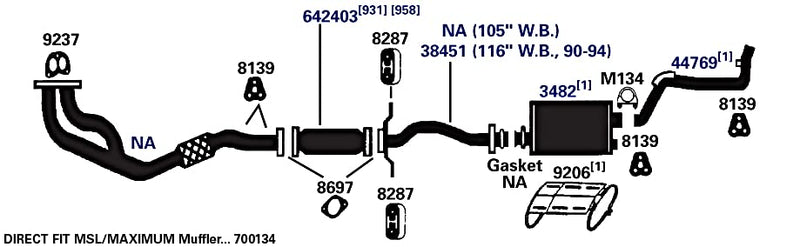 Hanger AP Exhaust 8139