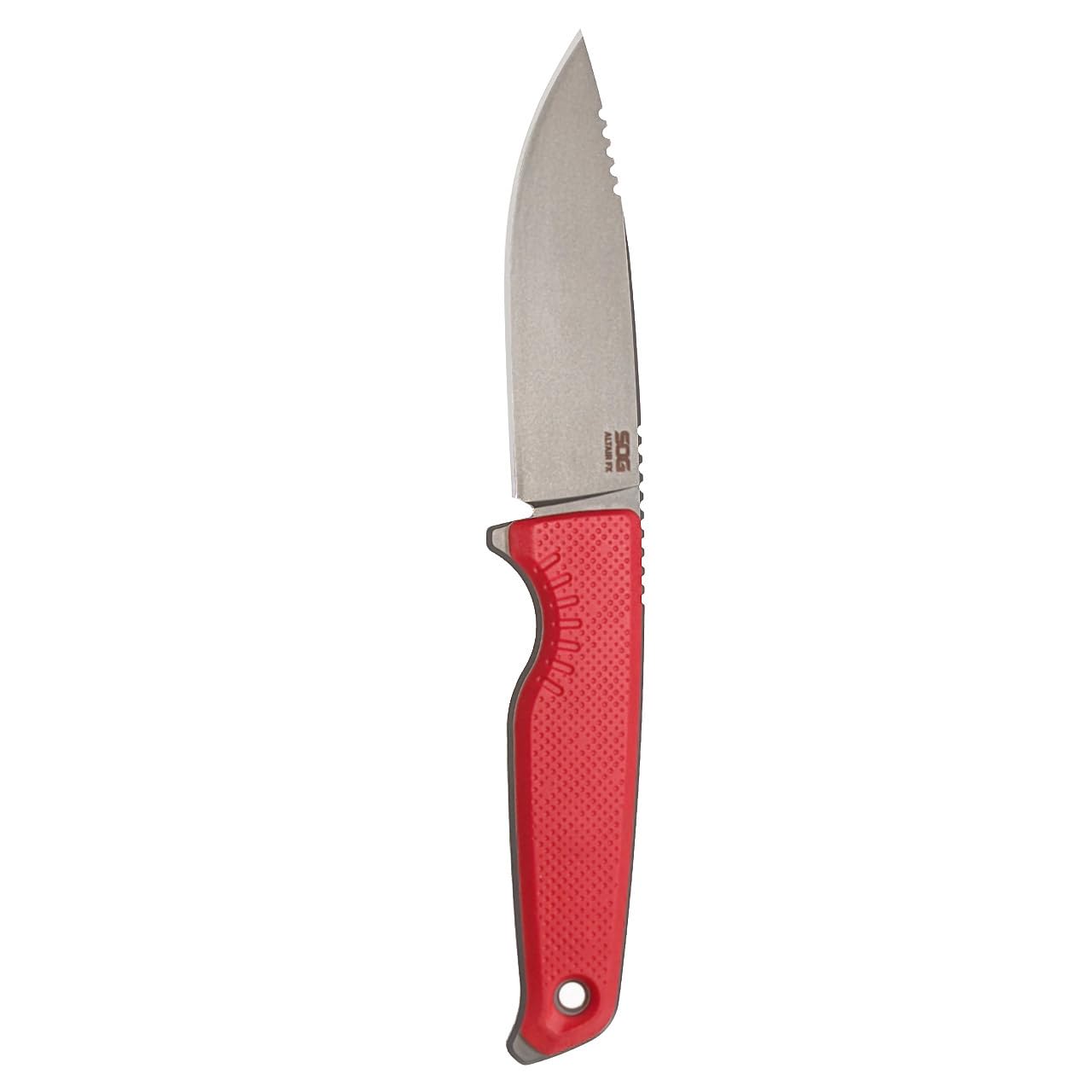SOG Lightweight Altair FX Compact Multi-Functional Fixed Blade Knife | CRYO 154CM Steel | UMS Sheath | Removable GRN Handle, Canyon Red