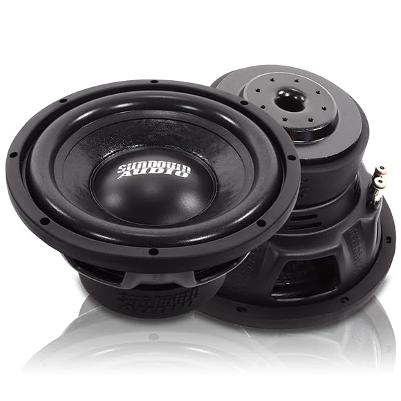 10" Sundown Audio LCS v.2 Competition Grade Car Subwoofer - 500W RMS / 1000W Peak, Dual 4-ohm Voice Coils, Deep Bass for Ported Enclosures - LCS10v2