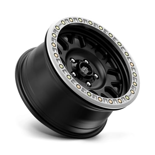 Grenade KMC Wheels Satin Black Desert Wheel with Aluminum (17 x 8.5 inches /5 x, 0 mm Offset)