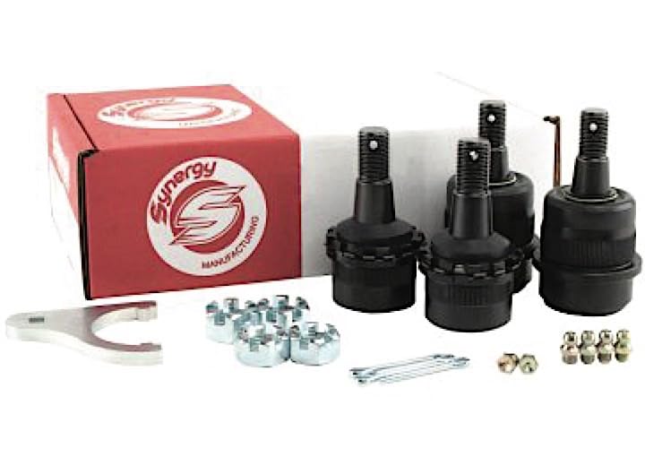 Jeep JK/WJ HD Non-Knurled Adjustable Ball Joint Kit - Synergy Manufacturing (4127)