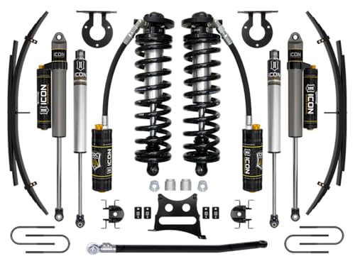 ICON 2.5-3" Lift, Stage 4 Coilover System w/Leaf Springs for 08-10 Ford F250/F350
