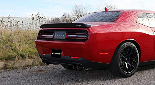 Axle-Back Exhaust System CORSA EXHST 21020BLK Stainless Steel fits Dodge Challenger Includes Muffer