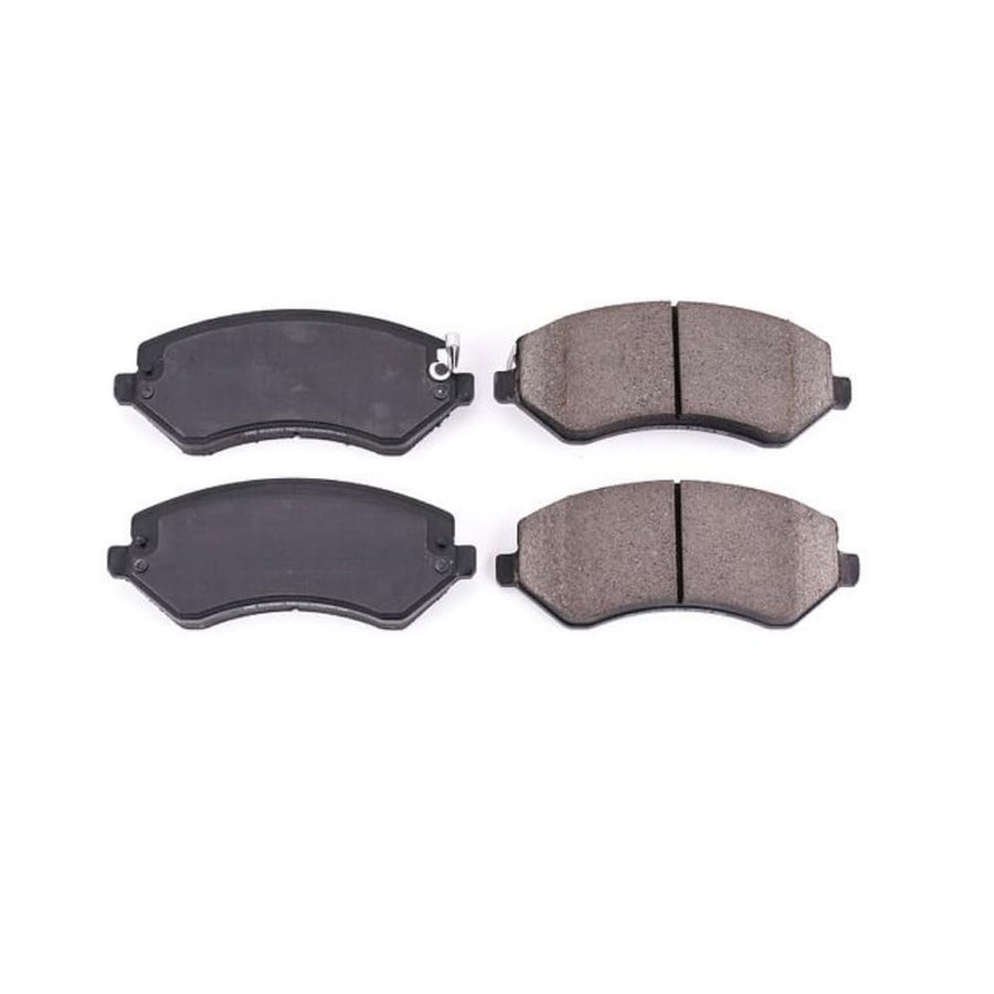 Power Stop Z16 Front Ceramic Brake Pads For Chrysler Town & Country, Chrysler Voyager, Dodge Caravan, Dodge Grand Caravan, Jeep Liberty [Model Specific], 16-856 Evolution