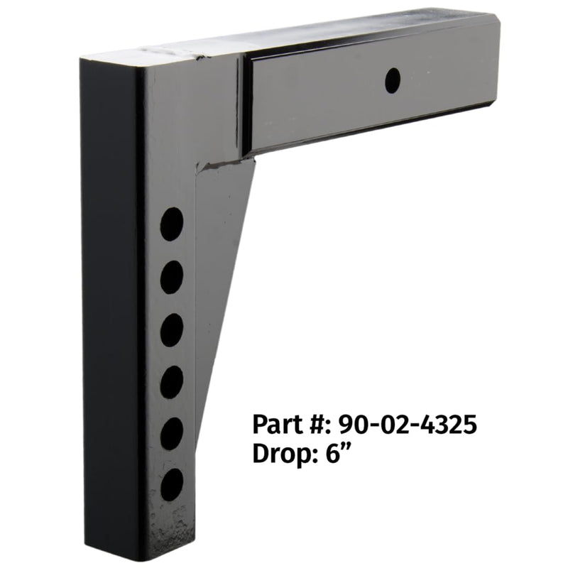Equal-i-zer 90-02-4900 Drop Shank Specialty 2 1/2 Inch Square - 6 Inchdrop/10 Inch Rise x 12 Inch Length
