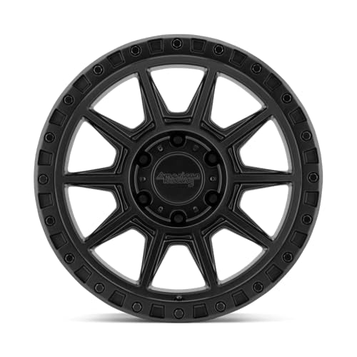 AR202 American Racing 17X9 8X6.5 CI-BLK -12MM - AR20279080712N