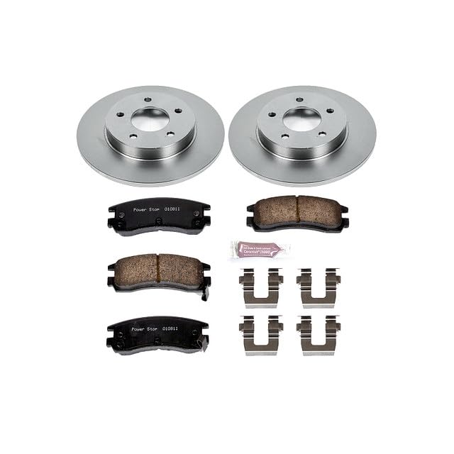 Power Stop Autospecialty KOE3115 Rear Replacement Brake Kit-OE Brake Rotors & Ceramic Brake Pads