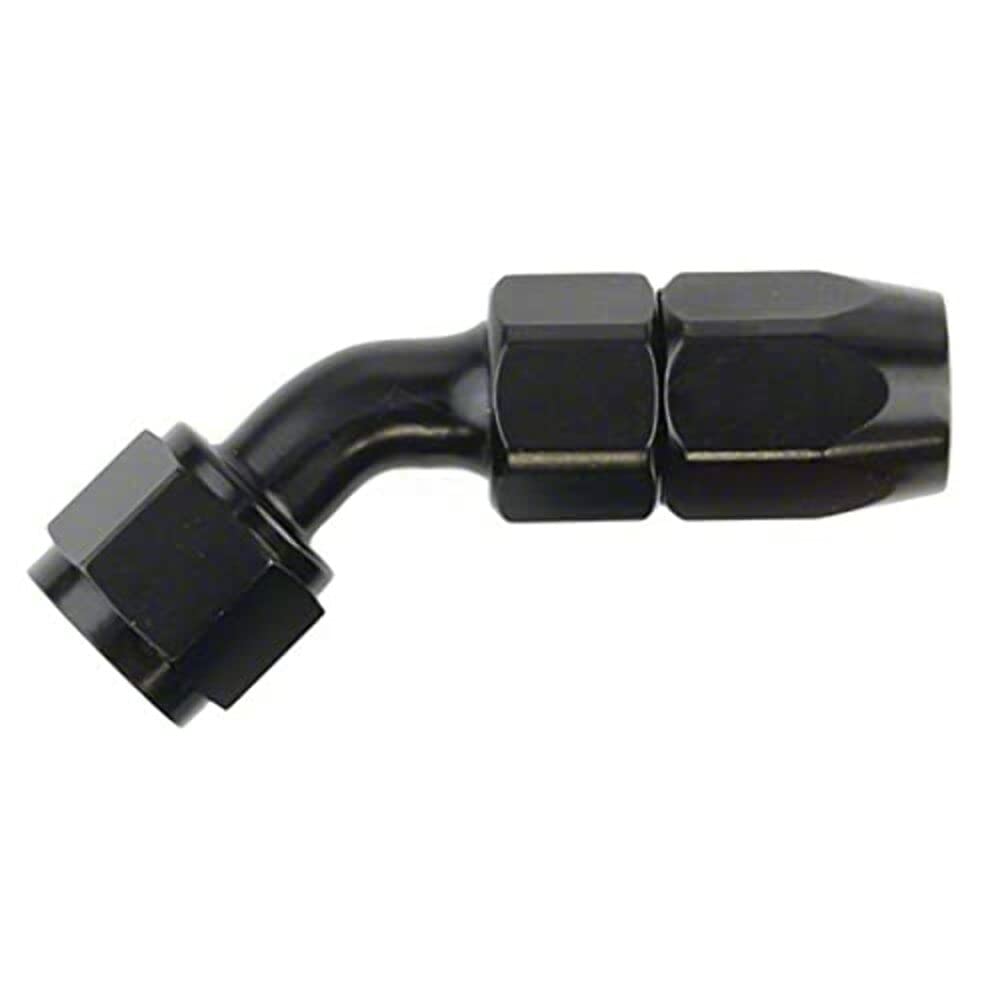 510445BK Speedfx -4an X 45 Blk Hose End