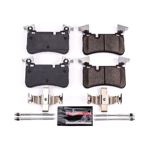 Power Stop Z23-1373 Z23 Sport Carbon Fiber Infused Ceramic Brake Pads Rear with Hardware For C63 AMG, CLS63 AMG, E63 AMG, SL55 AMG, SL63 AMG, SL65 AMG [Model Specific]