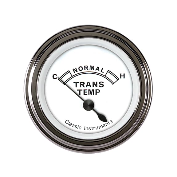 Classic Instruments Classic White CW27SLC 2 1/8" Transmission Temp