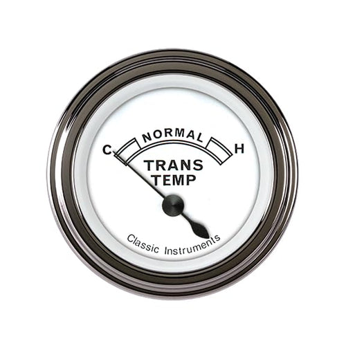 Classic Instruments Classic White CW27SLC 2 1/8" Transmission Temp
