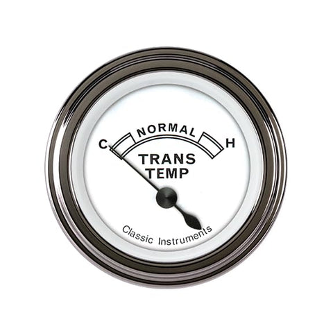 2 1/8" Classic White CW27SLF Transmission Temp
