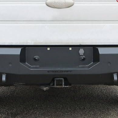 Fortis SteelCraft 76-21360 - Full Width Textured Black Rear HD Bumper
