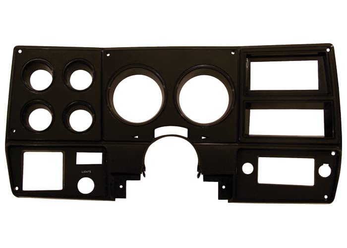 INST807 Brothers Trucks Instrument Bezel - Black/Aluminum - With A/C