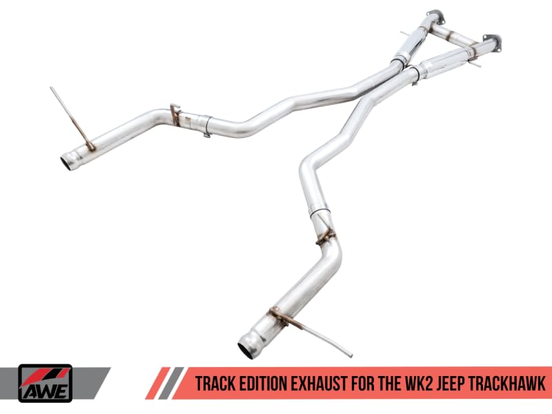2020 Jeep Grand Cherokee AWE Tuning SRT/Trackhawk Track Edition Exhaust - Use w/Stock Tips - 3020-31023