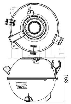 Coolant Reservoir Mahle - CRT19 000S