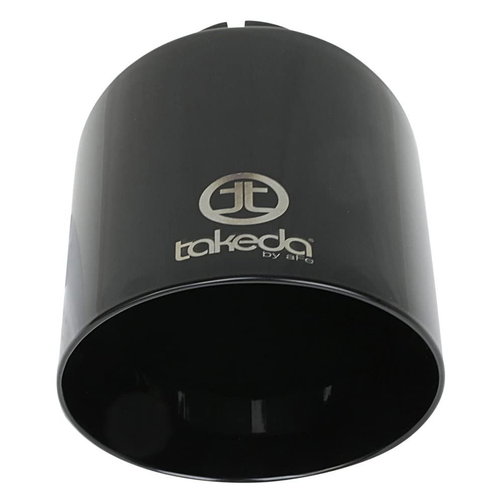 Takeda 409 Stainless Steel aFe Power Clamp-on Exhaust Tip Black 49T25454-B07