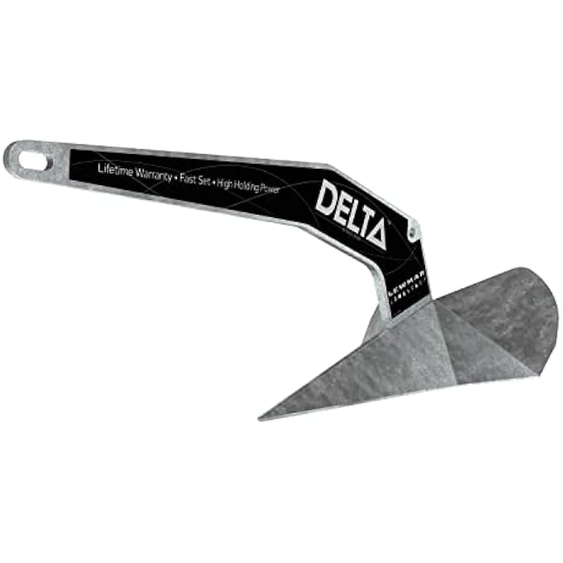Delta Lewmar Galvanized Anchor 16kg/35lbs for Boats 35'-52'