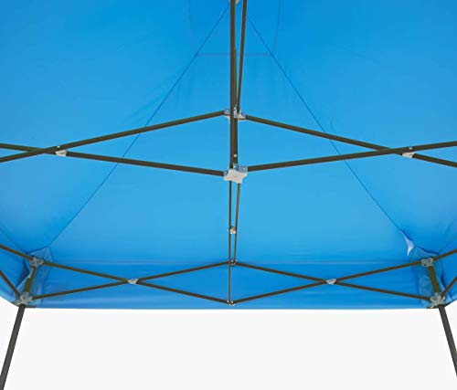 E-Z UP Instant Shelter Eclipse Canopy, 10' x 10', Gray Steel Frame and Professional Grade Gray Top