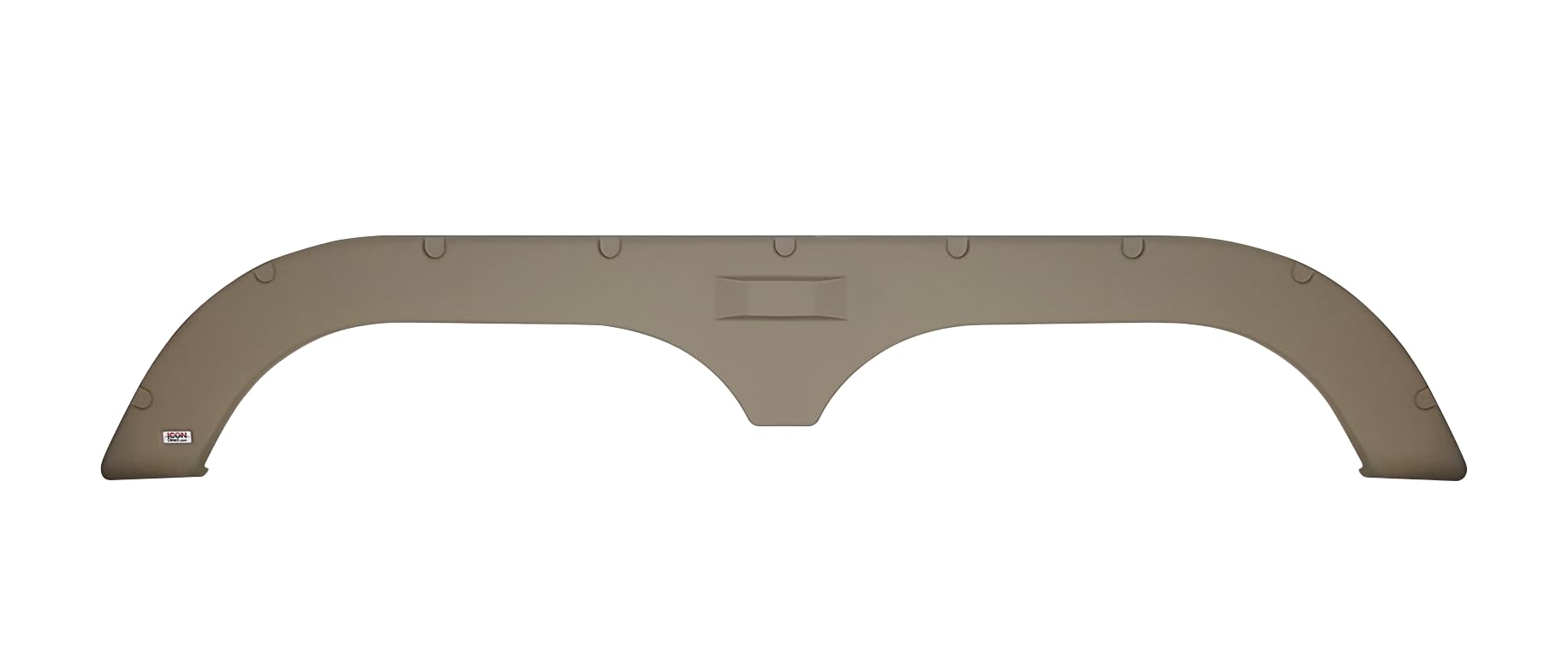 Polar White Icon 01474 7.03" x 13.75" Tandem Fender Skirt