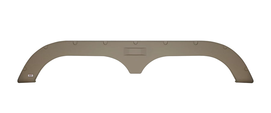 Polar White Icon 01474 7.03" x 13.75" Tandem Fender Skirt