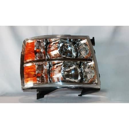 Chevrolet Silverado TYC 20-6817-00 Passenger Side Headlight Assembly