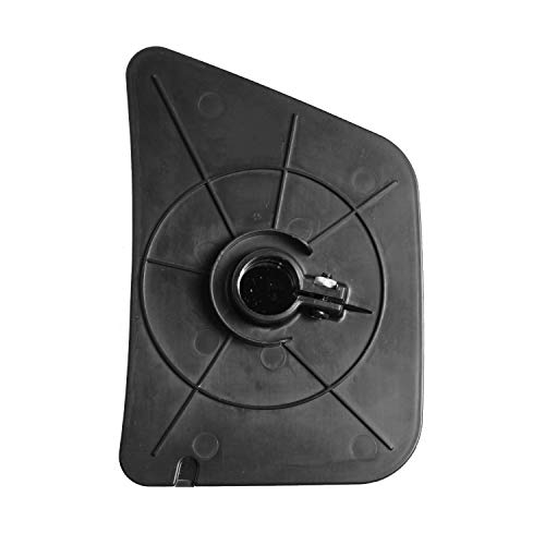 Right-Hand K Source 80932GRH Glass Assembly for Snap & Zap 80930 – convex-Lens Replacement Side View Mirror Glass