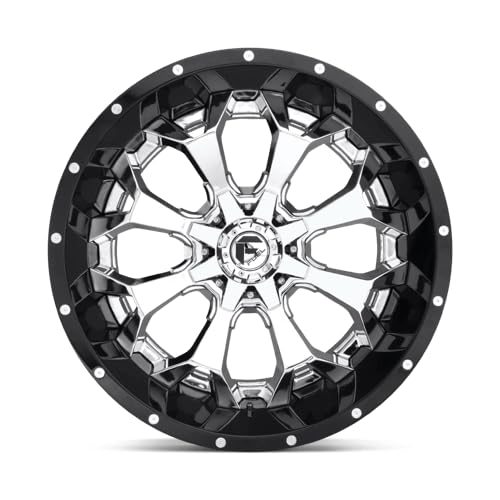 Chrome Wheel Fuel Offroad D24620008247 with Painted (20 x 10. inches /8 x 165 mm, -18 mm Offset)