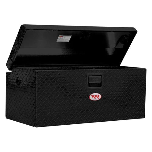 RKI Single Lid Aluminum Chest Tool Box for Small Trucks RKIM36-1NMAB Black