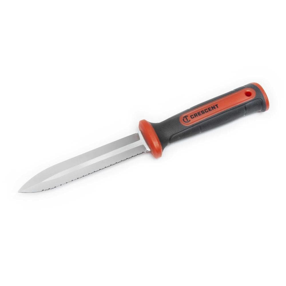 Duct Knife Crescent - Tool for HVAC Work Ductwork - Serrated & Smooth Edge - Premium Hand Tool - 14" - CTDKNIFE