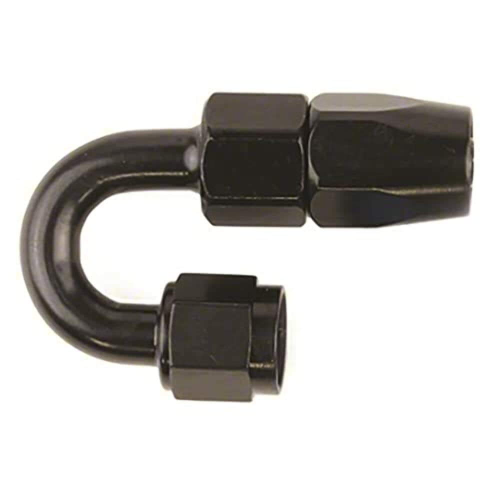 180 Blk -6an Push-on Hose End