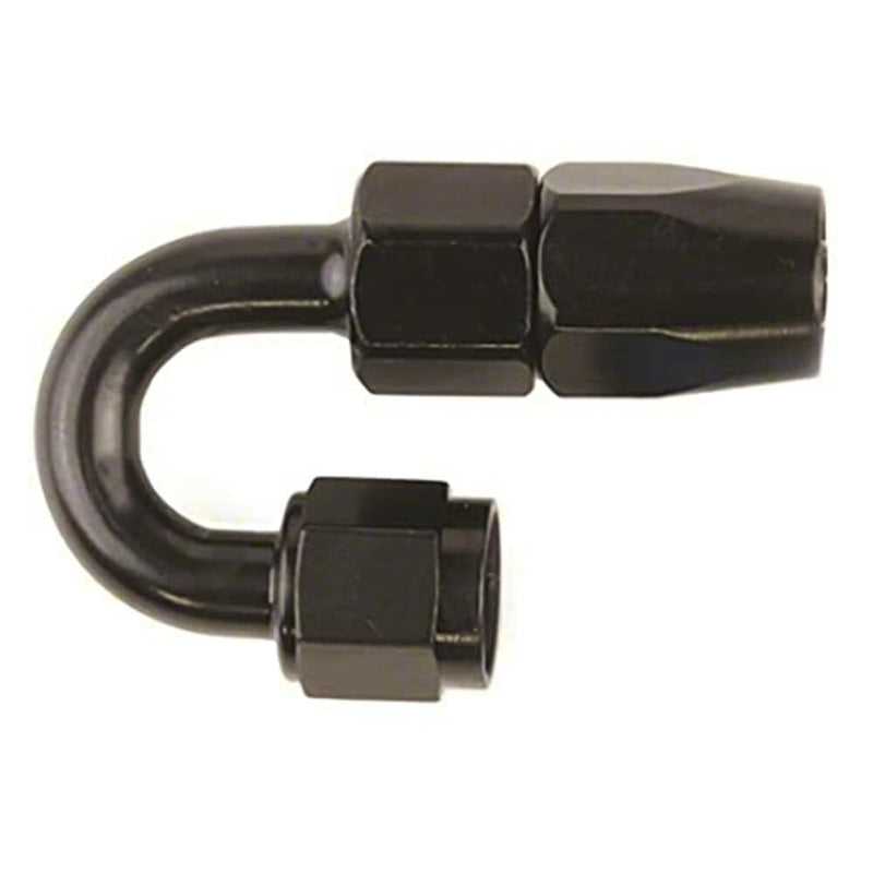 180 Blk -6an Push-on Hose End