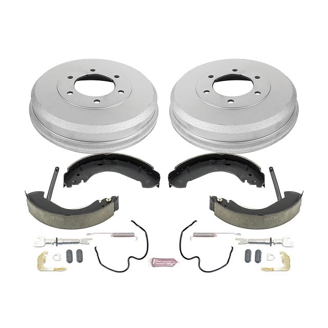 Power Stop KOE15393DK Rear Replacement Brake Kit-OE Brake Drums & Ceramic Brake Pads For Chevrolet Colorado, GMC Canyon, Isuzu i-, Isuzu i-290, Isuzu i-, Isuzu i-370 [Model Specific]
