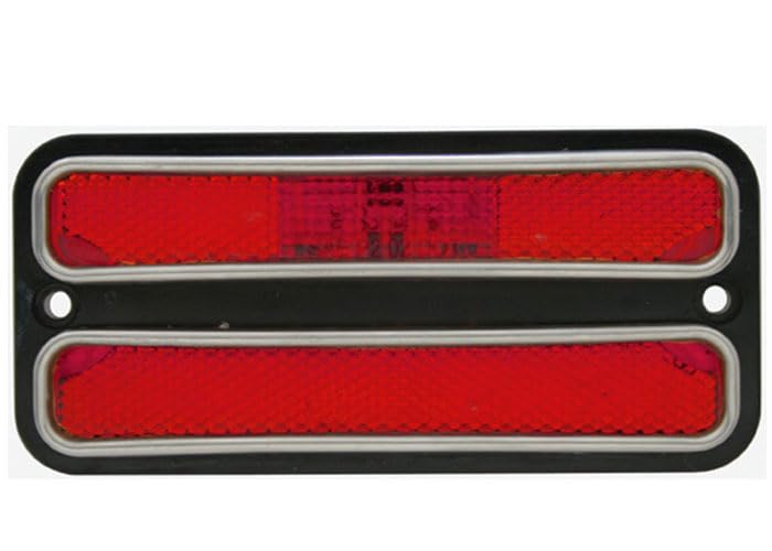 Rear Side Marker Light Brothers Trucks SMLD72R - Deluxe - Red - LED - Each