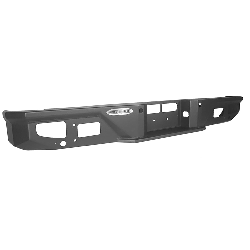 Full Rear Bumper Rock Slide Engineering for Jeep Gladiator 2020-2025 No Tire Carrier RB-F-101-JT
