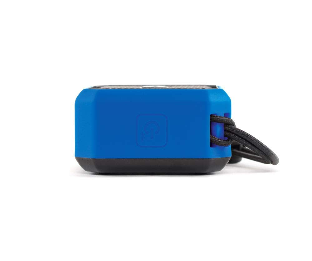 EcoPebble Lite GDI-EXPLT502 ECOXGEAR Rugged Waterproof Floating Portable Bluetooth Wireless 5-Watt Mini Smart Speaker (Blue)