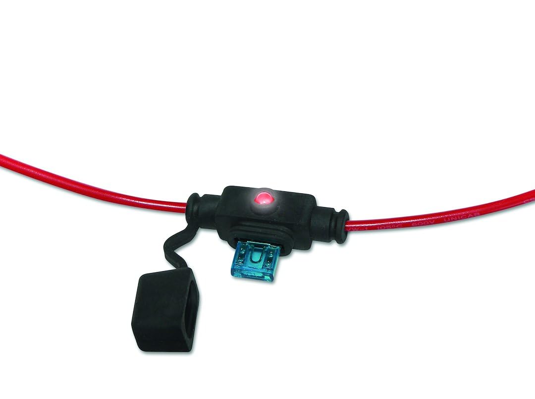 LED ATM Mini Fuse Holder WirthCo 24410 (with Cover), 1 Pack