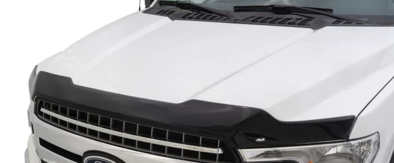 Aeroskin Hood Protector Auto Ventshade [AVS] | Fits 2013 - 2017 Chevrolet Traverse (LTD - 1st Gen), 2018 - 2023 Traverse (Includes Limited) | Low Profile Deflector / Bug Shield - 1 pc., Smoke | 322104