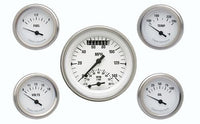 WH35SLF Classic Instruments White Hot Five Gauge Set