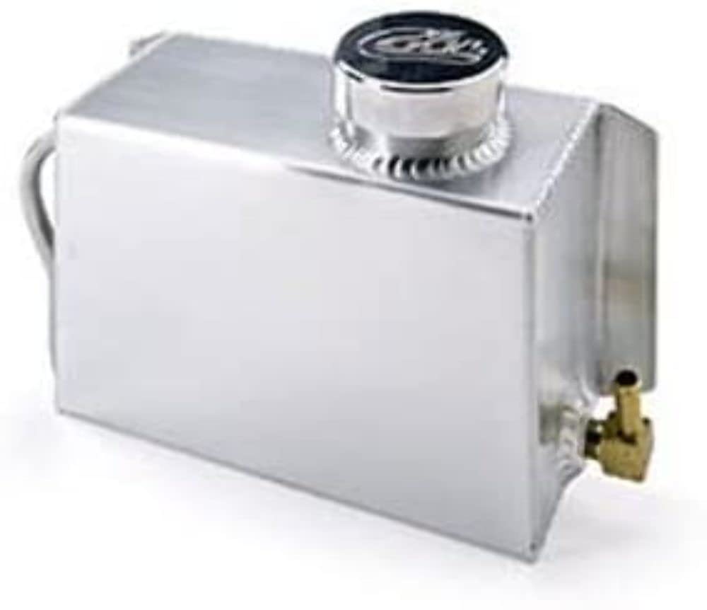 Coolant Recovery Tank Be Cool 70052 Natural Finish Fabricated Aluminum, 1 Pack
