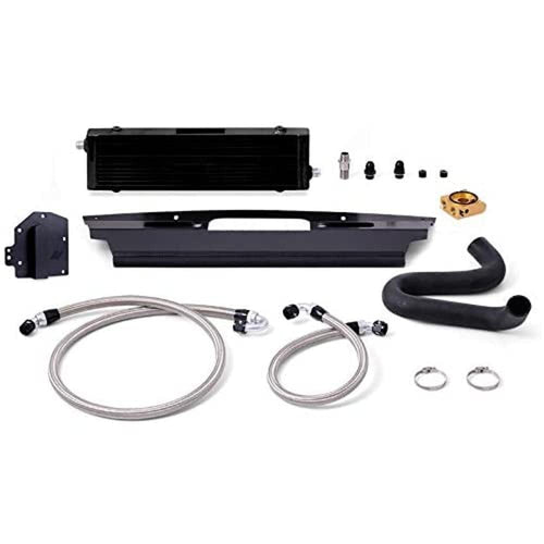 Mishimoto Thermostatic Oil Cooler Kit MMOC-MUS8-15TBKRHD, Compatible with Ford Mustang GT RHD, 2015-2017, Black