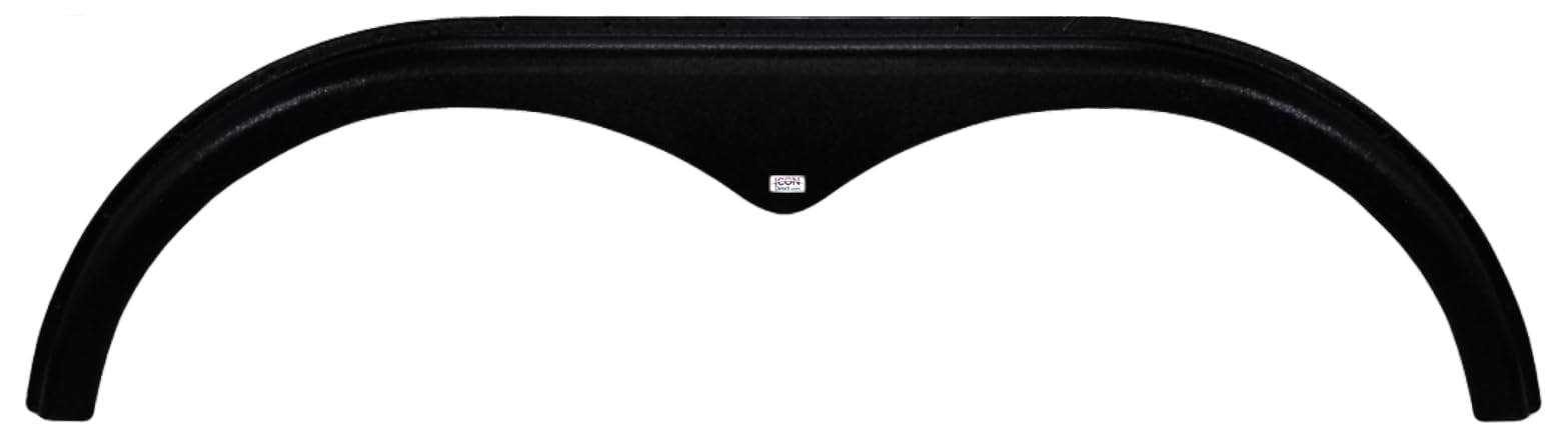 Tandem Axle Fender Skirt ICON 12271 FS2271 for Pace - Black