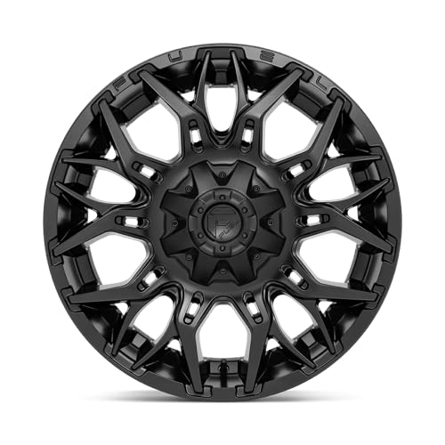 D772 TWITCH FUEL OFF-ROAD 20X9, 8X170, 5.04, 1mm BLACKOUT - D77220901750