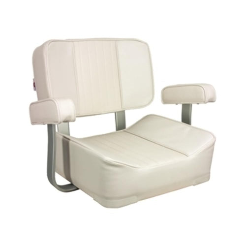Deluxe Captain's Seat Springfield 1040002 with Armrest - Off-White