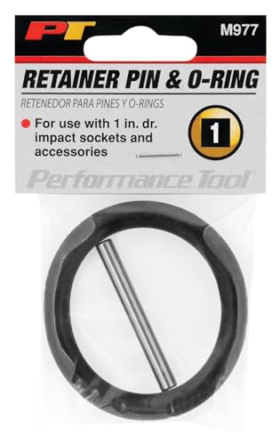 M976 Performance Tool 3/4-Inch Drive Retainer Pin & O-Ring, Black